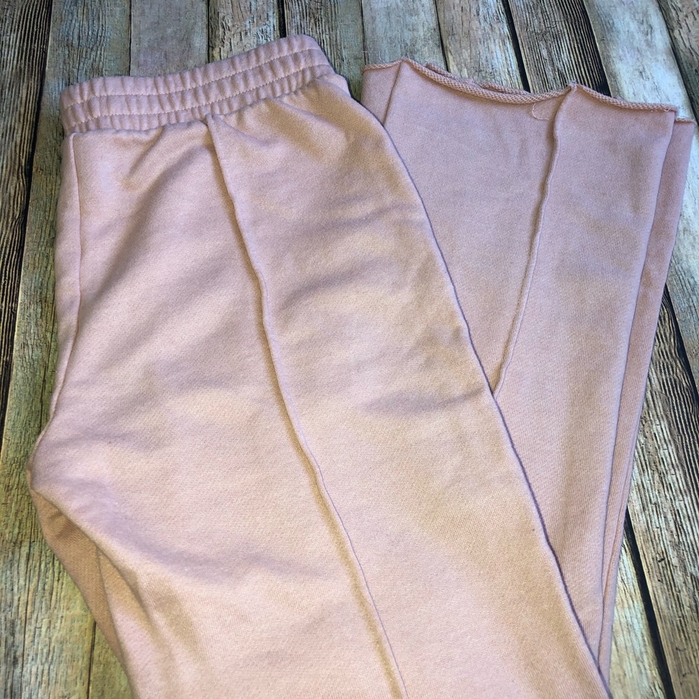 Pink Flare Leg Sweatpant